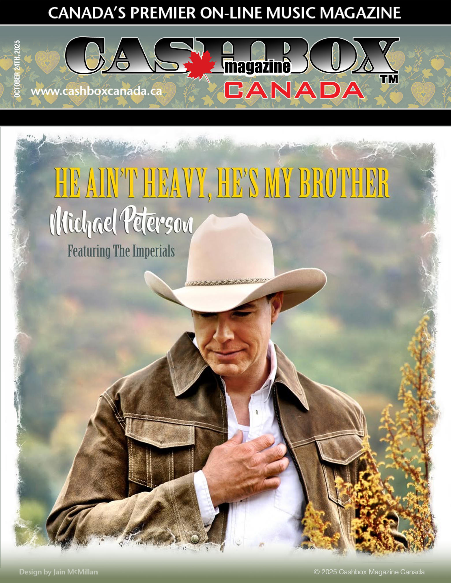 Michael Peterson He Ain’t Heavy, He’s My Brother Cashbox Canada